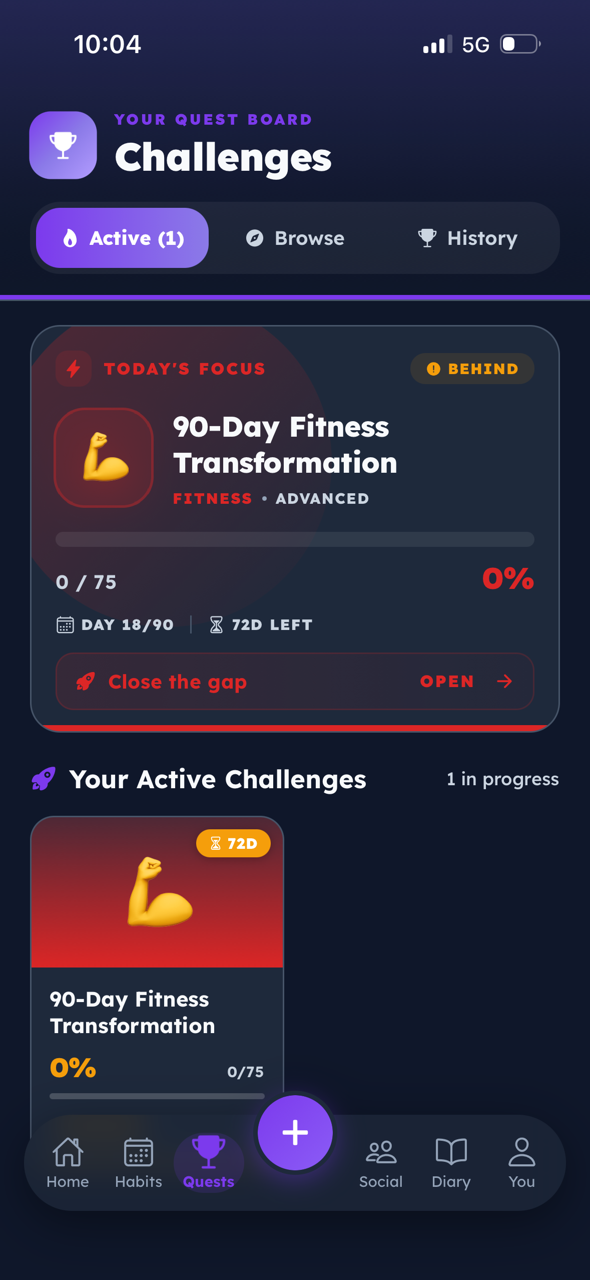 Leveled: Gamified Calorie, Macro & Habit Tracker App
